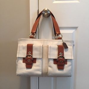 White Coach Tote